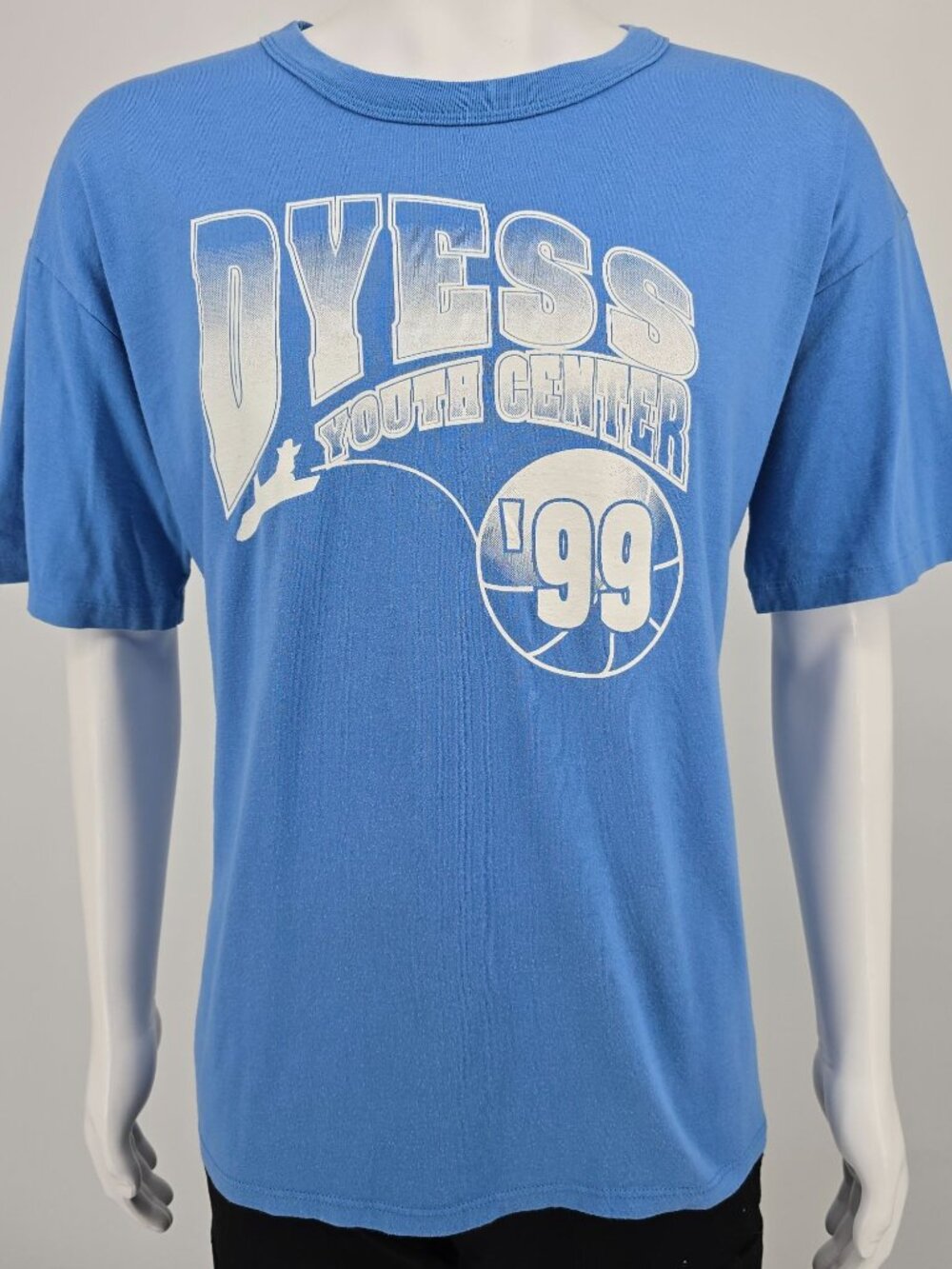 Vintage 1999 Dyess Youth Center Basketball Texas Air Force Base T-Shirt (XL)